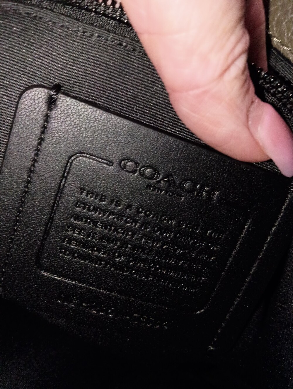 Coach Olive Green Unisex Signature Crossbody Bag - Picture 8 of 8